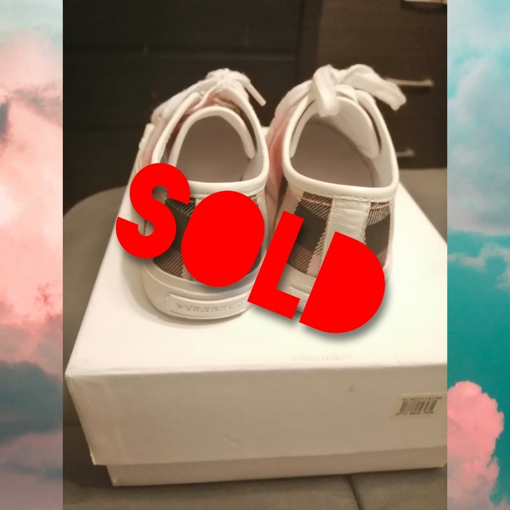 Burberry girls sneakers